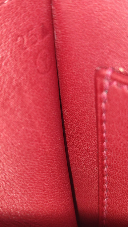 Hermes Constance 18 Red Courchevel Stamp Y Circle 1995
