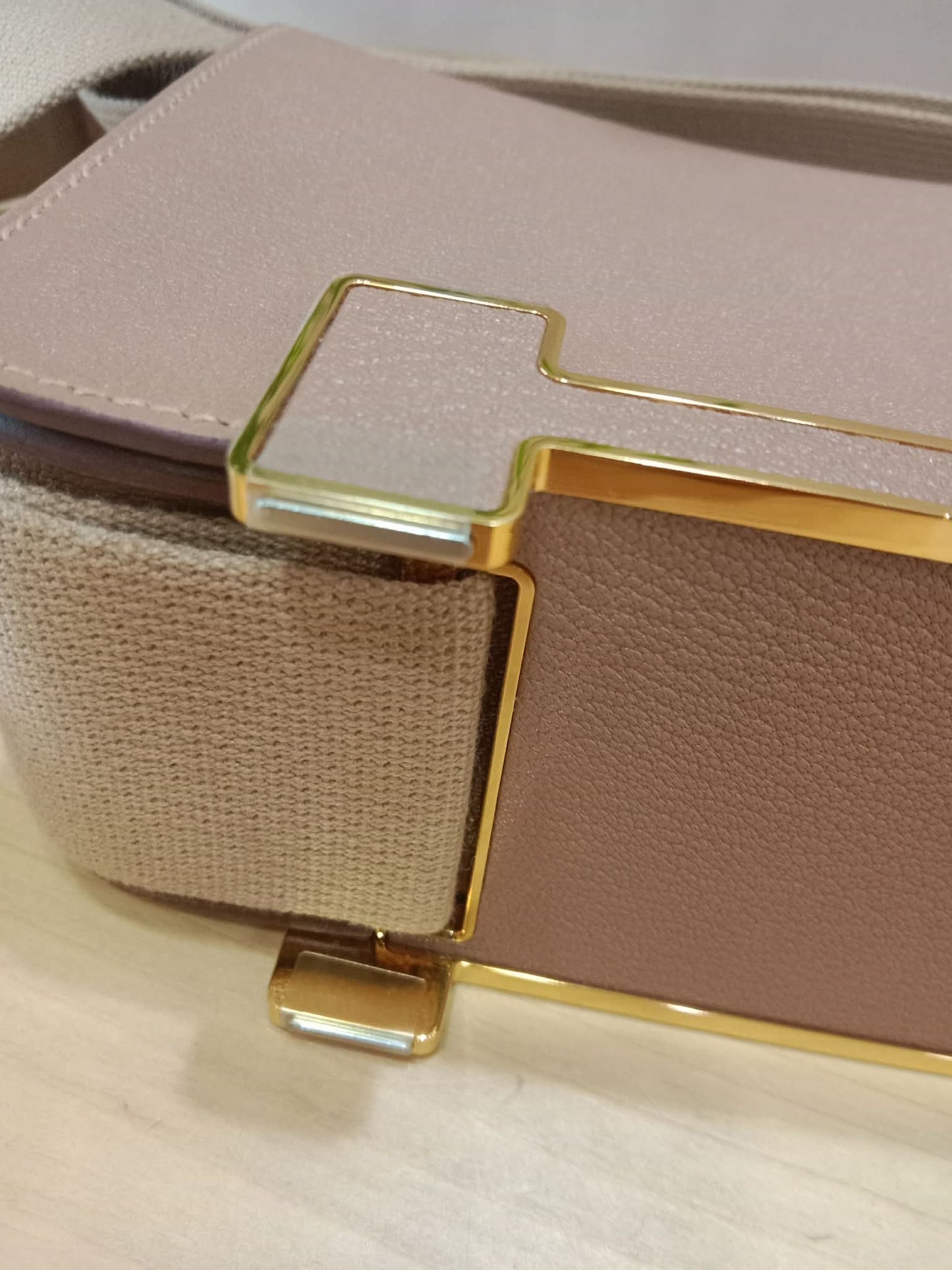 Hermes Geta Chevre Mysore/Swift Etoupe GHW Stamp U 2022