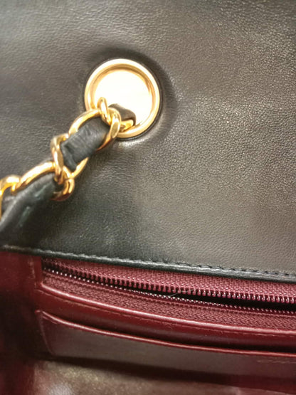 Chanel Diana Black Lambskin Series 2