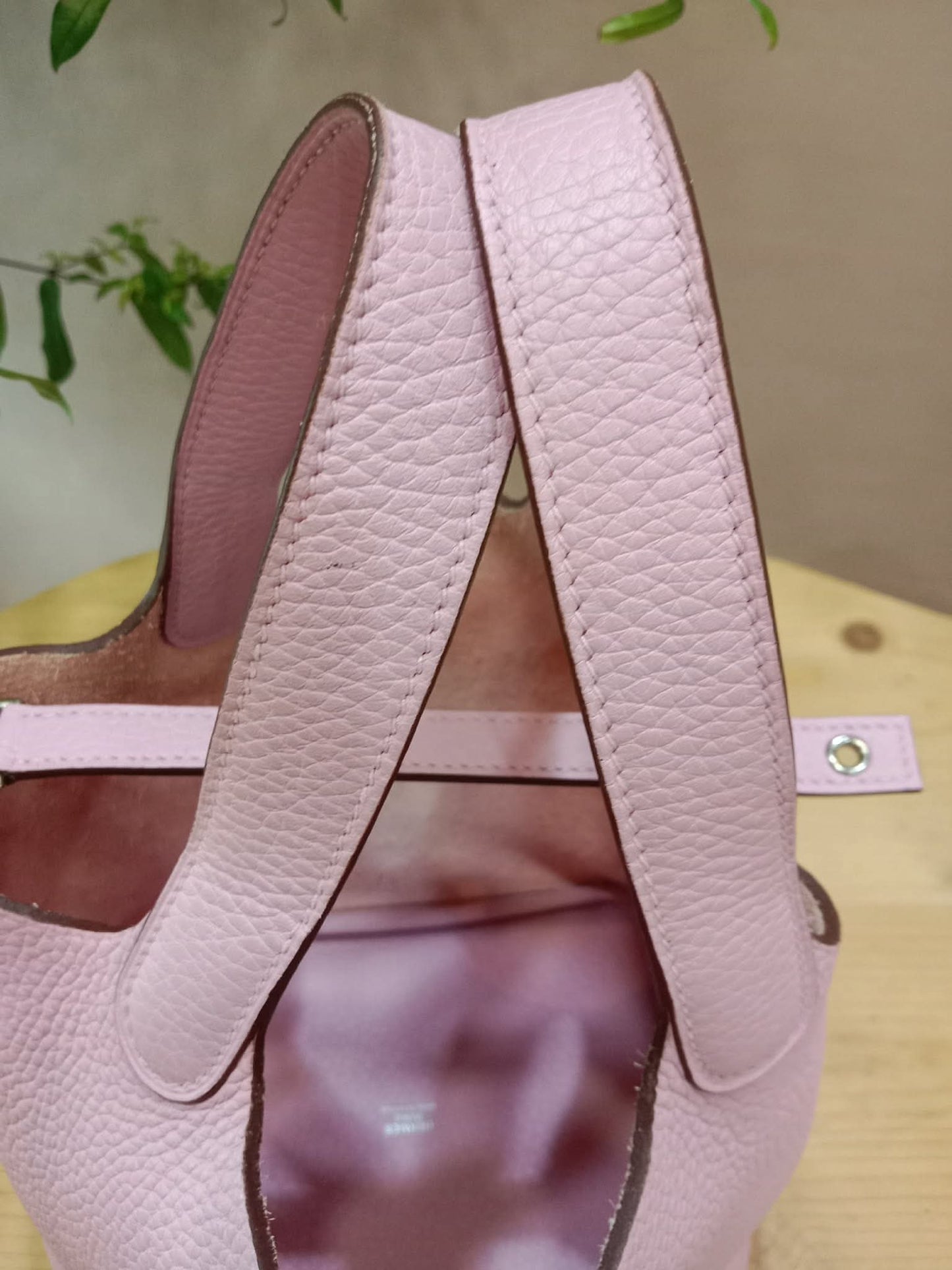 Hermes Picotin Lock 18 Rose Sakura Clemence Stamp Z 2021