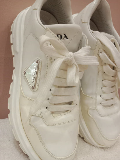 Prada Prax 01 Sneakers White Size 37.5