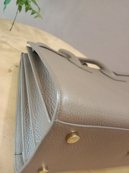 Saint Laurent Sac De Jour Taupe Grained Leather