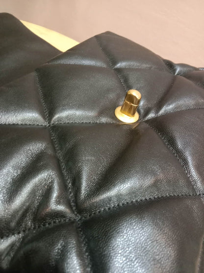 Chanel 19 Lambskin Large Black Series30