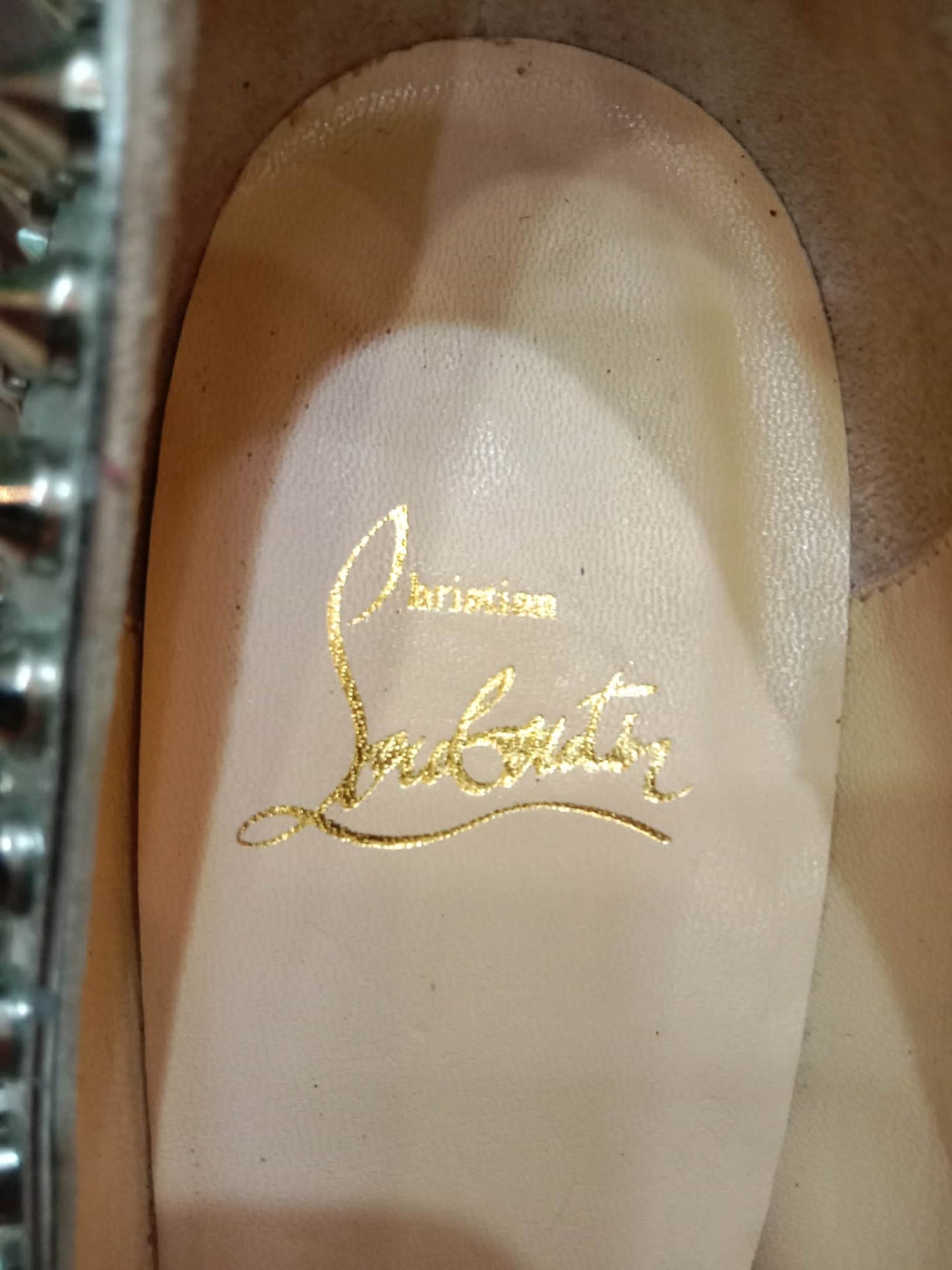 Christian Louboutin Condora Spikes Pumps Size 37