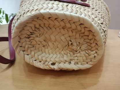 Celine Triomphe Panier Basket Purple Bag