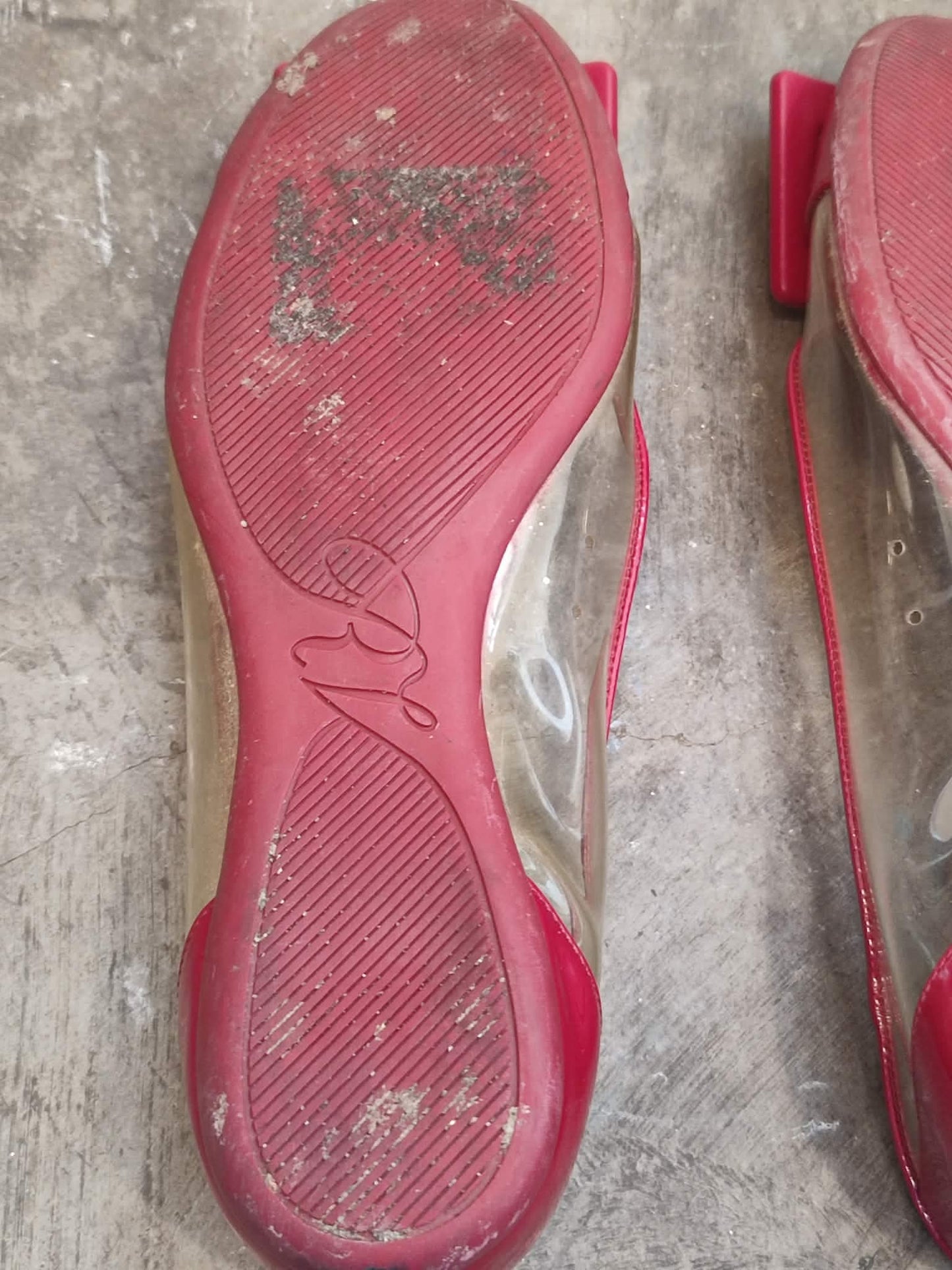 Roger Vivier Ballet Flats Patent Red Size 34