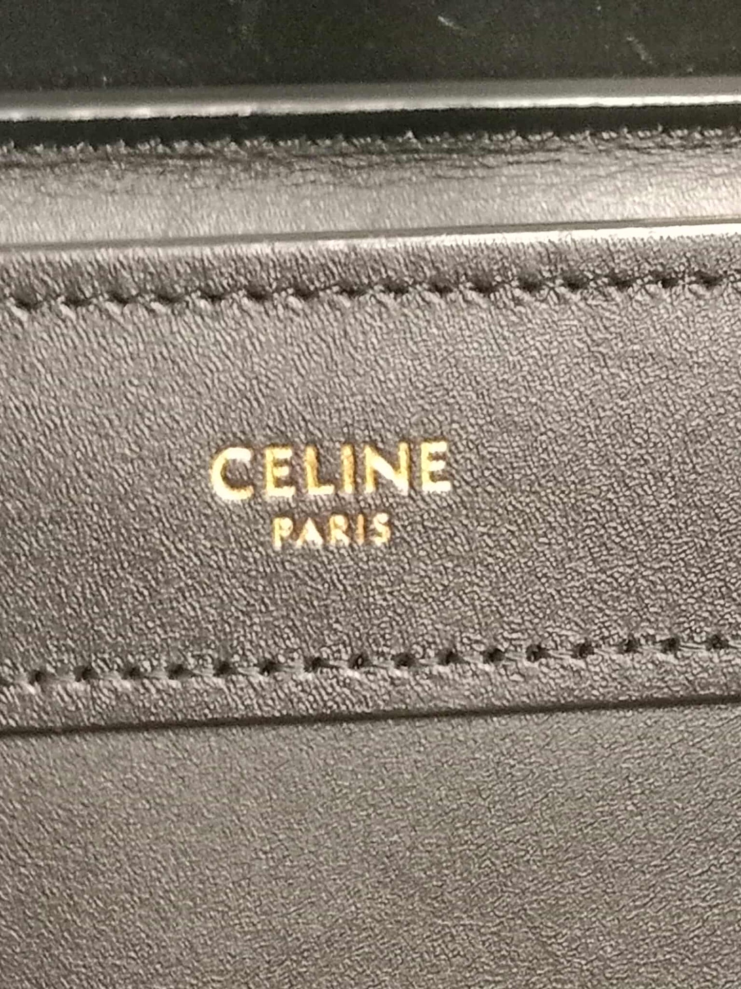Celine Nano Luggage Bag Black