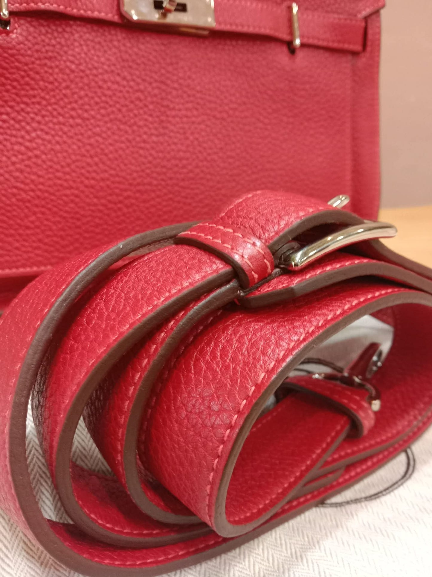 Hermes Jypserie 28 Rouge Casaque Clemence Stamp B 2023