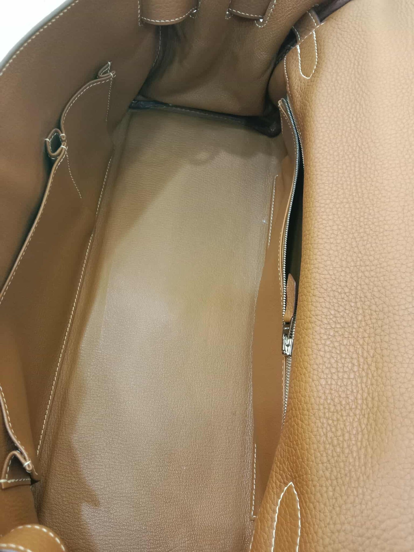 Hermes JPG 42 Gold Clemence Stamp N Square 2010