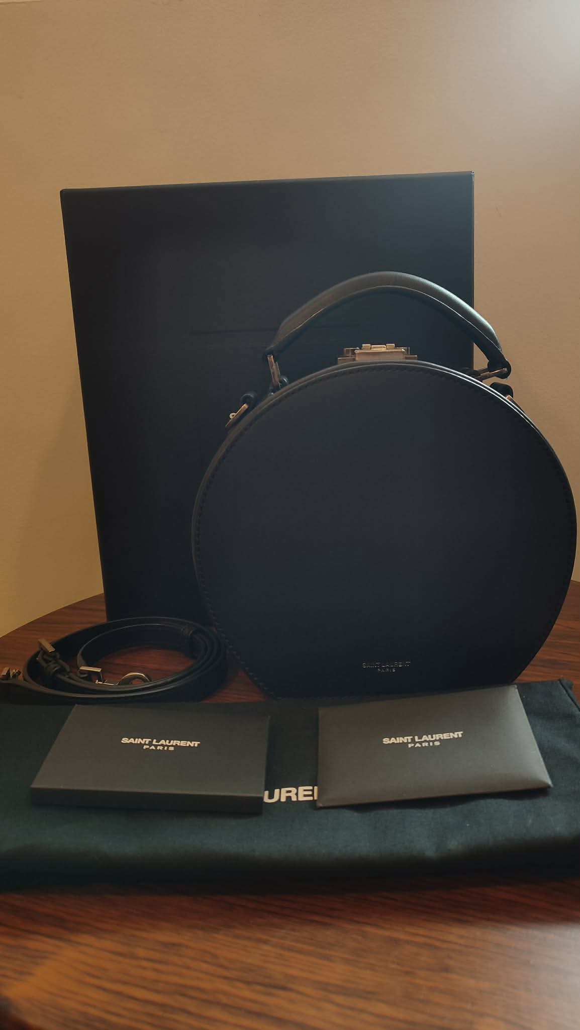 Saint Laurent Mica Boite Box Bag Black