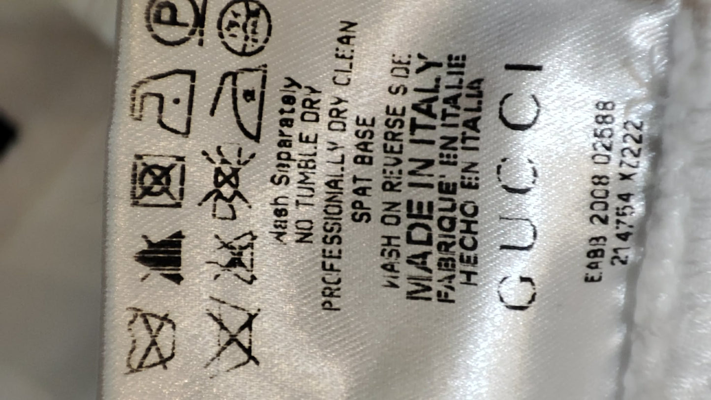 Gucci Denim White Pants Size 38