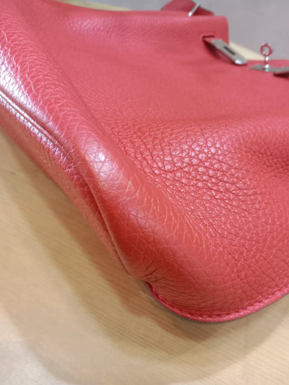 Hermes So Kelly 22 Togo Red Stamp R Square 2014