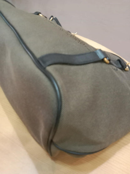 Prada Logo Jacquard Tote Corda Bruciato