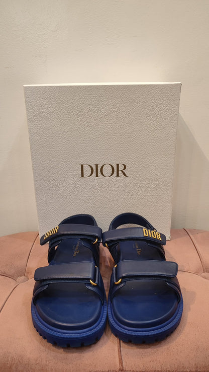 Dior Dioract Blue Royal Lambskin Size 38