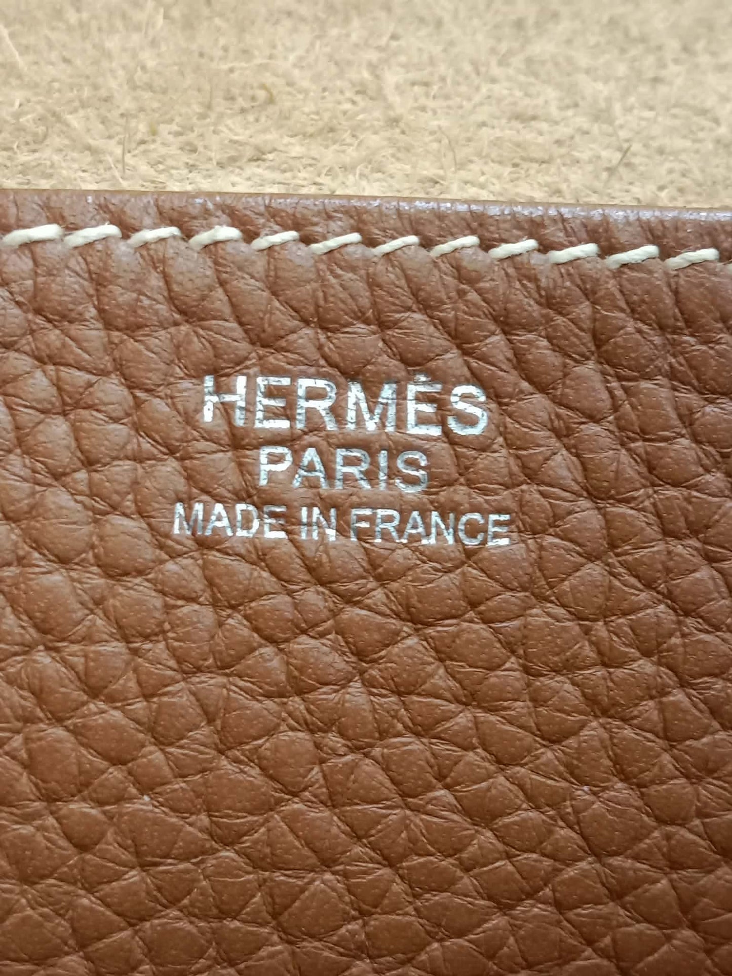 Hermes Halzan 31 Clemence Gold Stamp R 2014