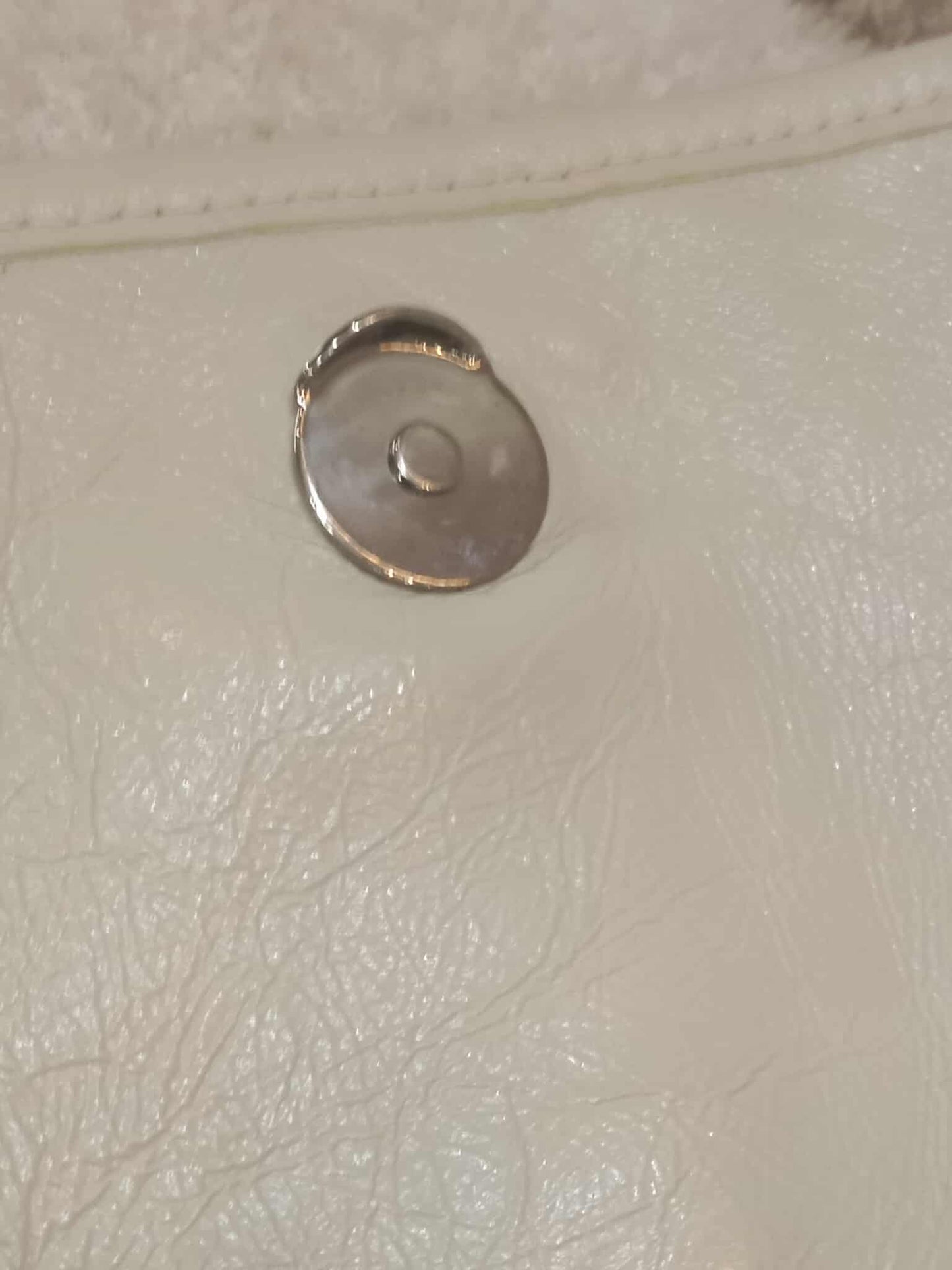 Saint Laurent Niki Medium Shoulder Bag in White Quilted Calfskin