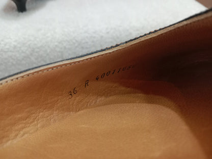 Hermes Slingback Mules Orange size 36