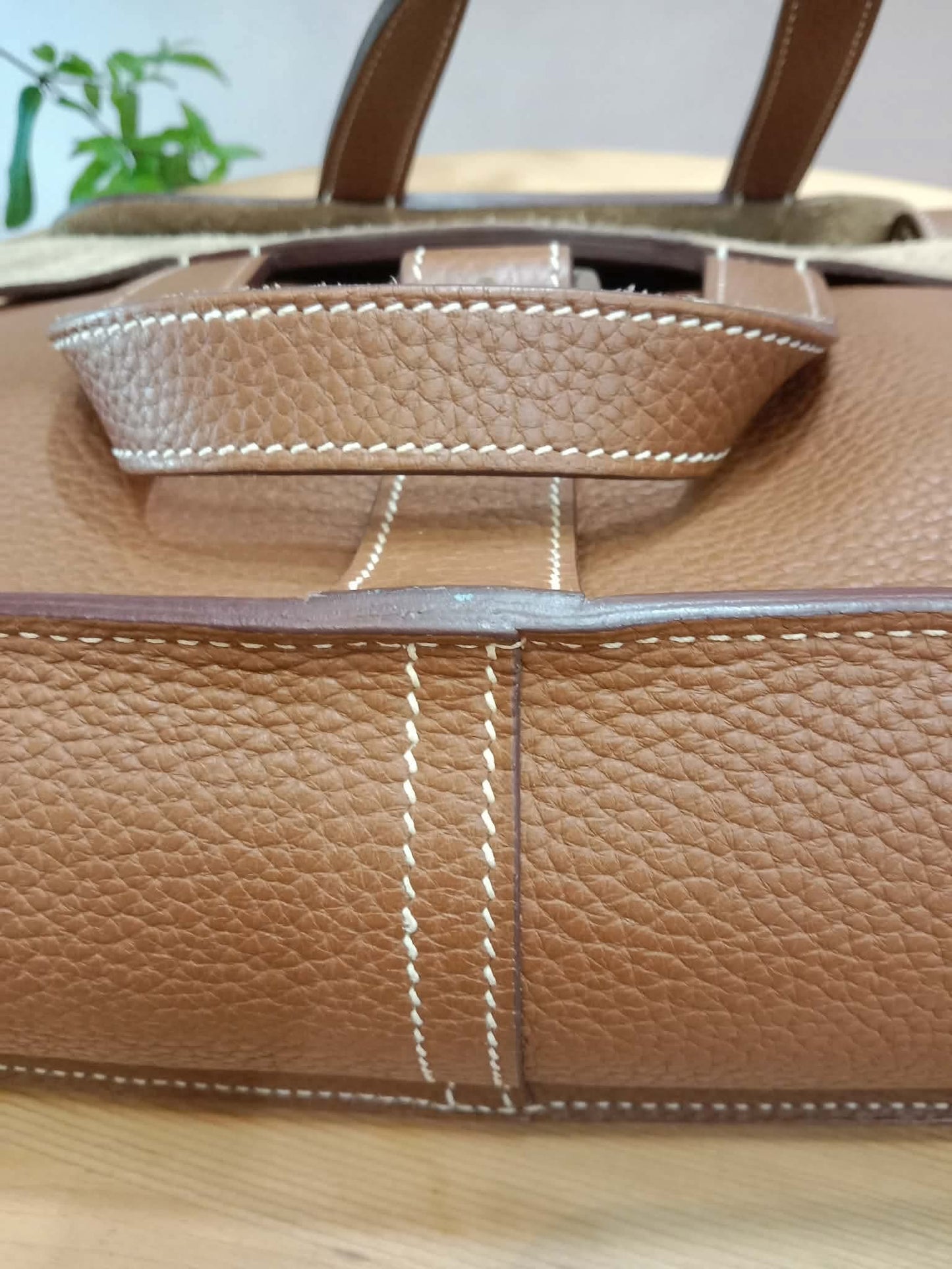 Hermes Halzan 31 Clemence Gold Stamp R 2014