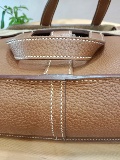 Hermes Halzan 31 Clemence Gold Stamp R 2014