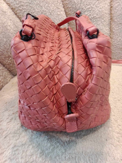 Bottega Veneta Vintage Nodini Shoulder Bag Pink