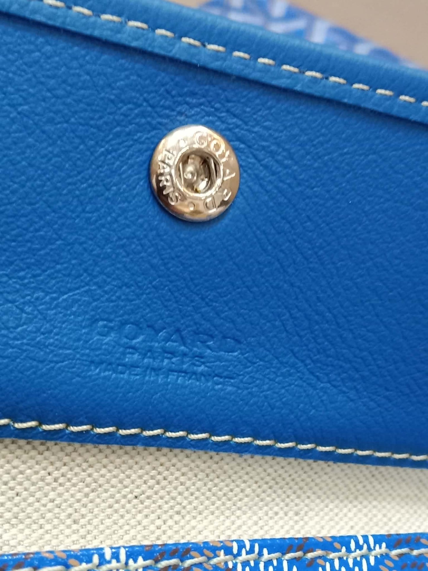 Goyard Saint Louis Tote Blue GM
