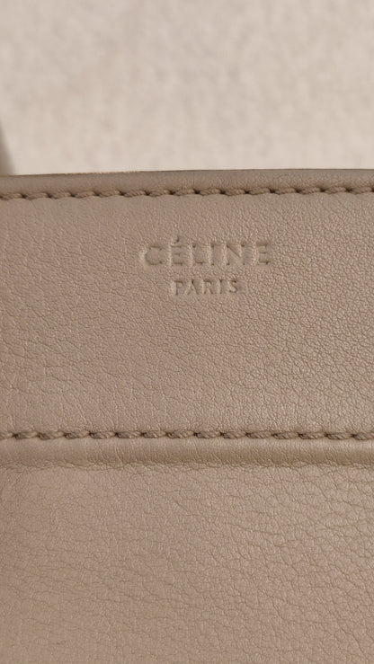 Celine Drummed Phantom Taupe Bag