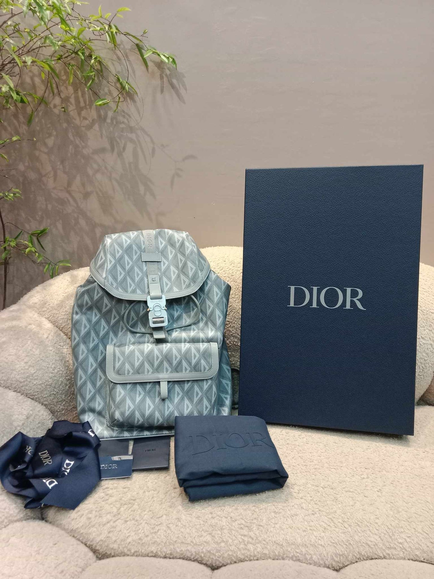 Dior Hit the Road Light Blue Backpack