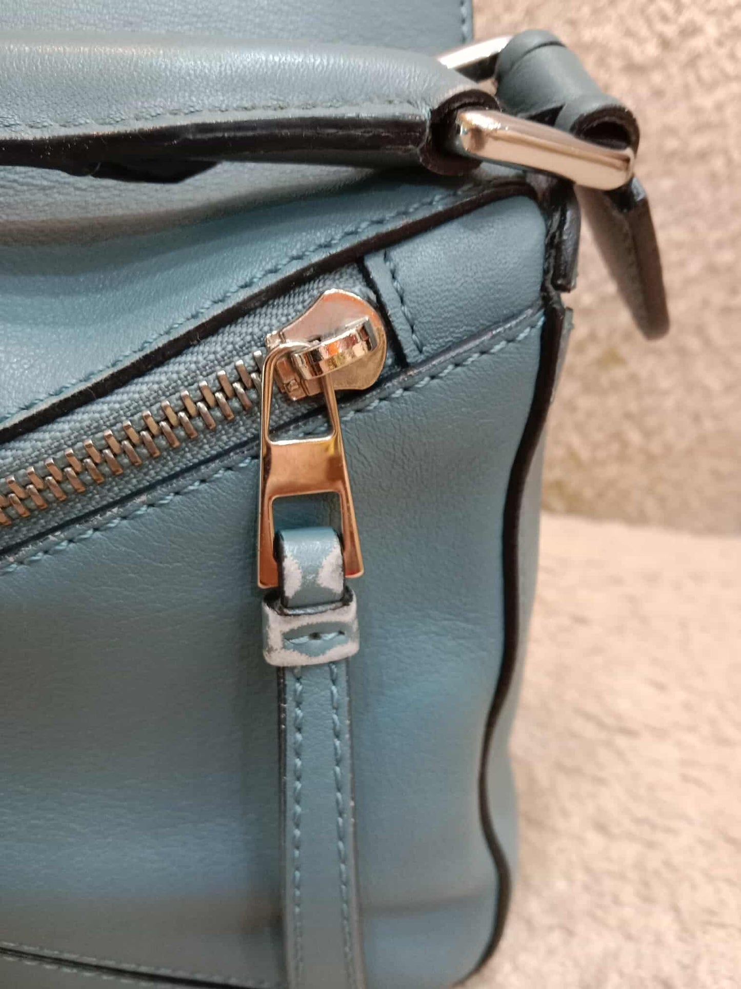 Loewe Puzzle Bag Small Blue