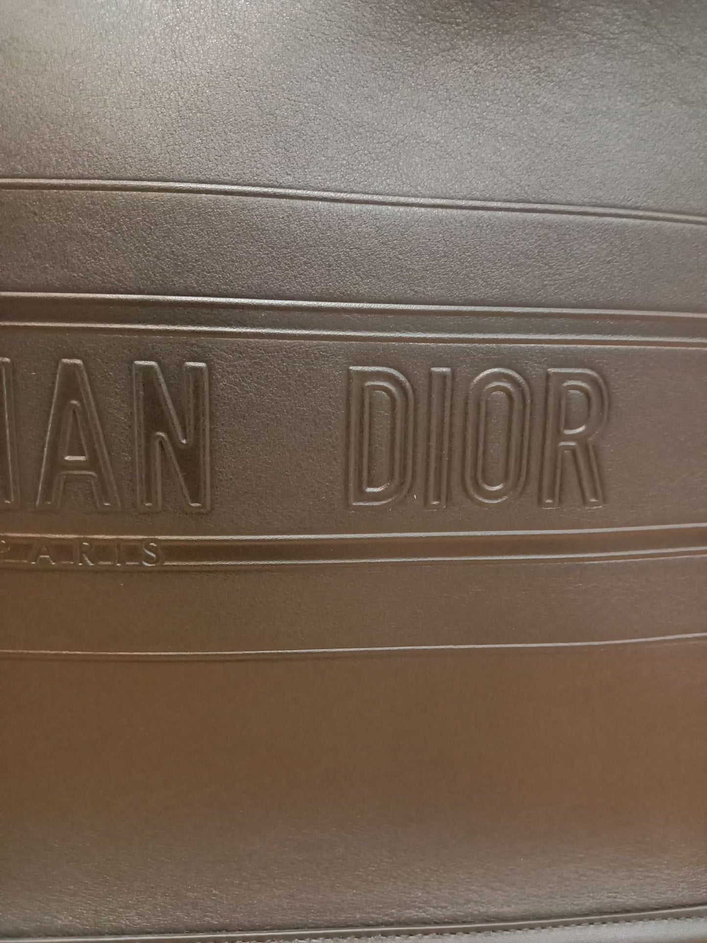Christian Dior Book Tote Calfskin Medium Black PM