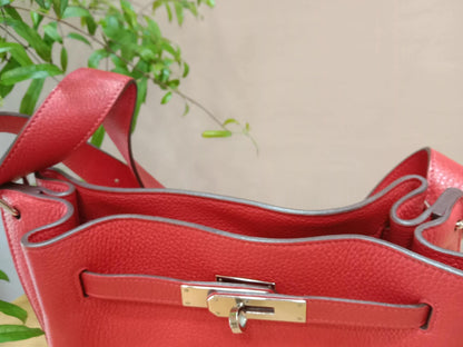 Hermes So Kelly 22 Togo Red Stamp R Square 2014