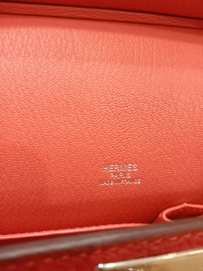 Hermes Jypserie 28 Rouge Casaque Clemence Stamp B 2023