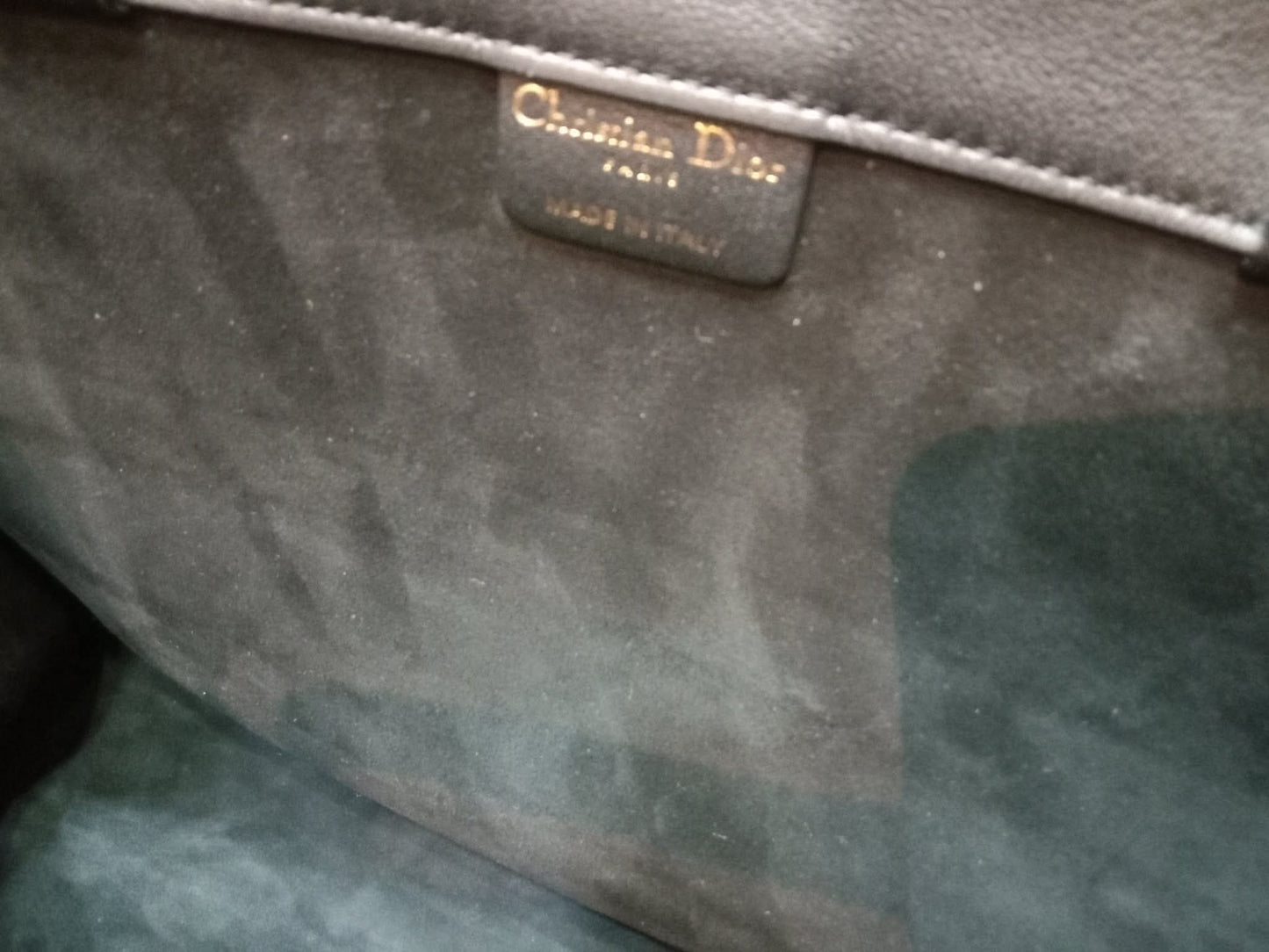 Christian Dior Book Tote Calfskin Medium Black PM