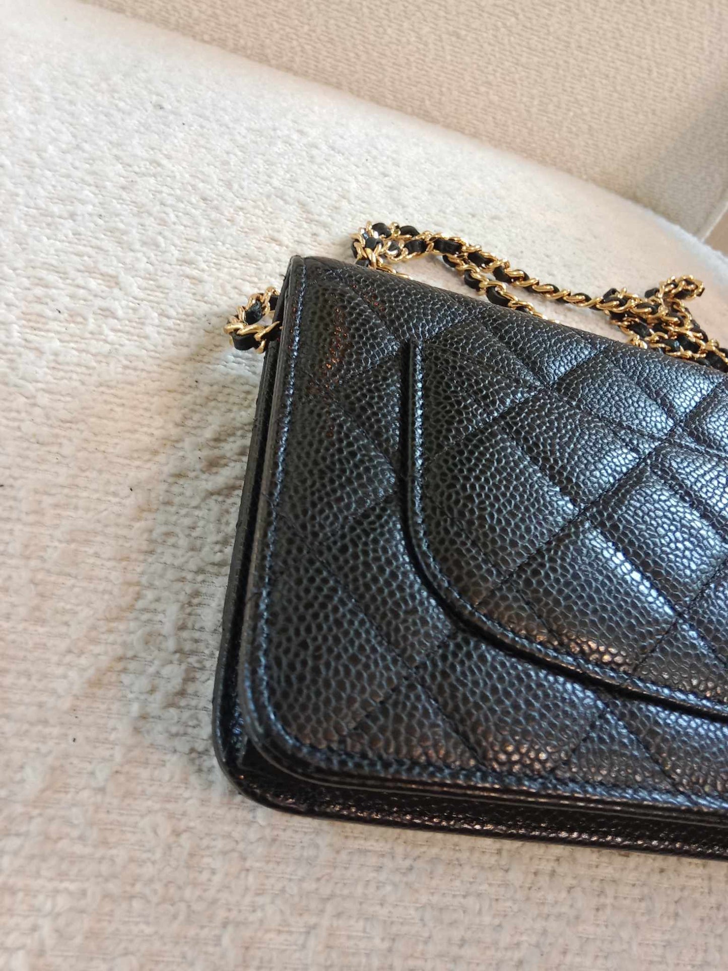 Chanel Classic Caviar WOC Black Series 20