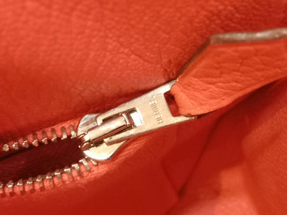 Hermes Jypserie 28 Rouge Casaque Clemence Stamp B 2023