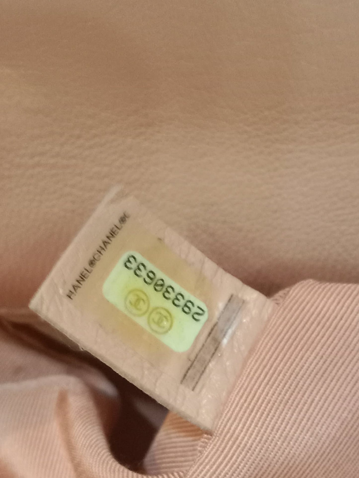 Chanel 19 Lambskin Light Pink Small Series 29
