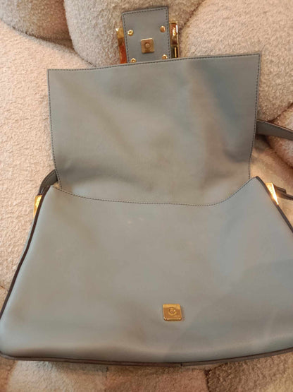 Fendi Mama Baguette Gray Shoulder Bag