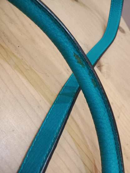 Prada Vitello Daino Turquoise Bag