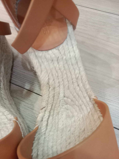 Hermes Espadrilles Camel Brown 37
