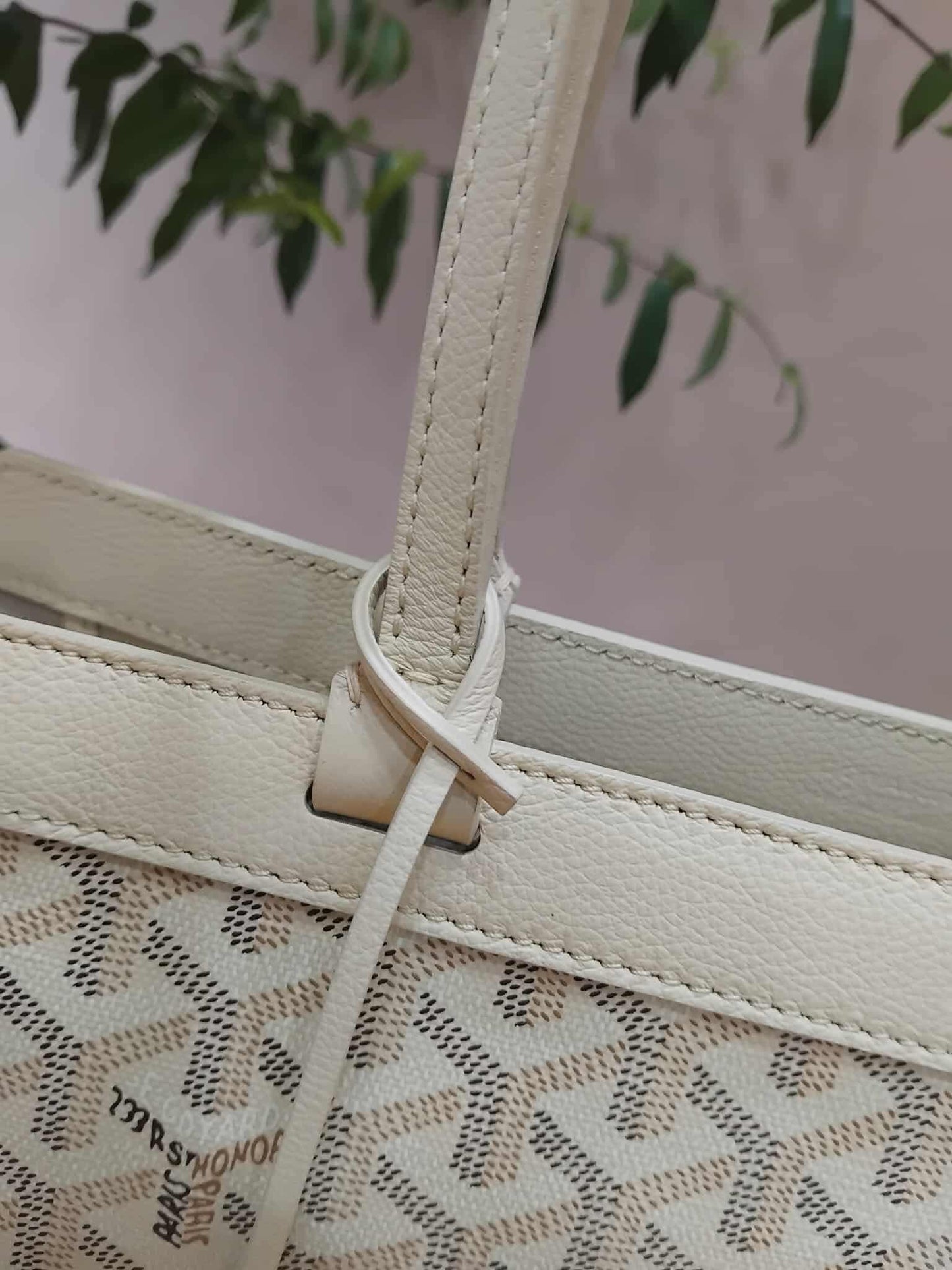 Goyard Bellechasse Biaude White PM