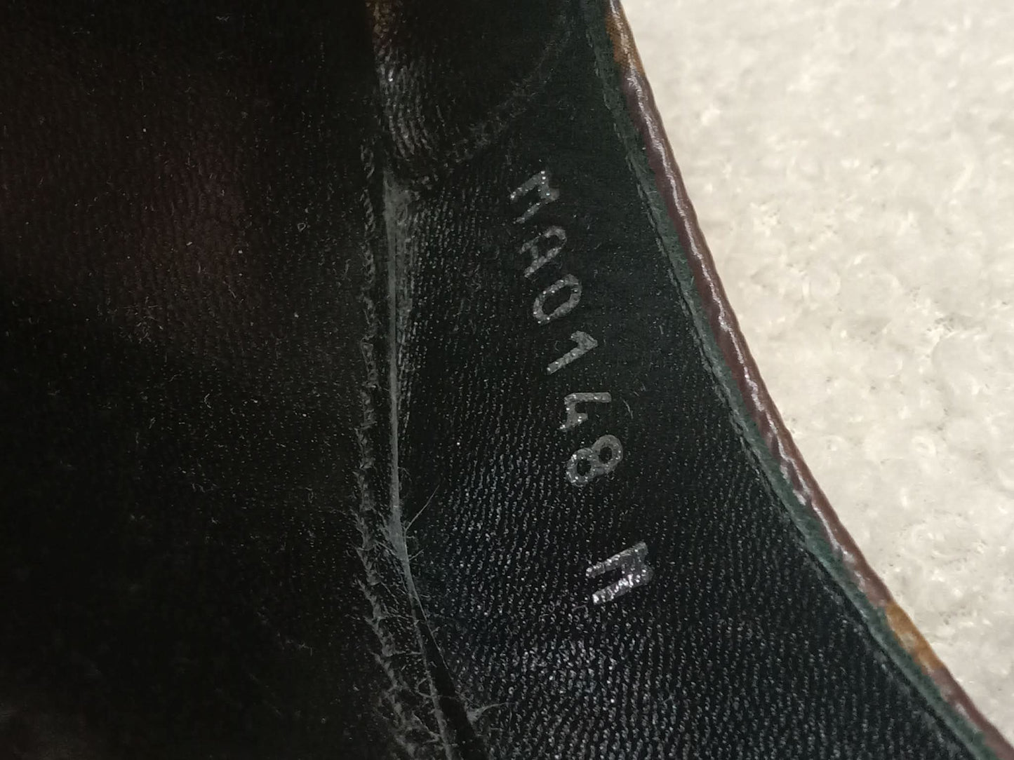 Louis Vuitton Archlight Slingback Pumps Toe Cap Patent Black Monogram Canvas Size 35.5
