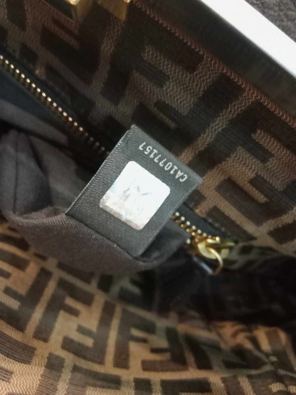 Fendi Micro Peekaboo Pitone Lucido Nappa Shiny Bag