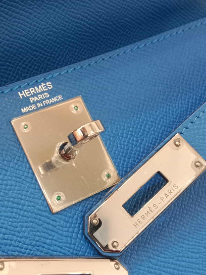 Hermes Kelly 28 Mykonos Sellier Epsom Stamp O Square 2011