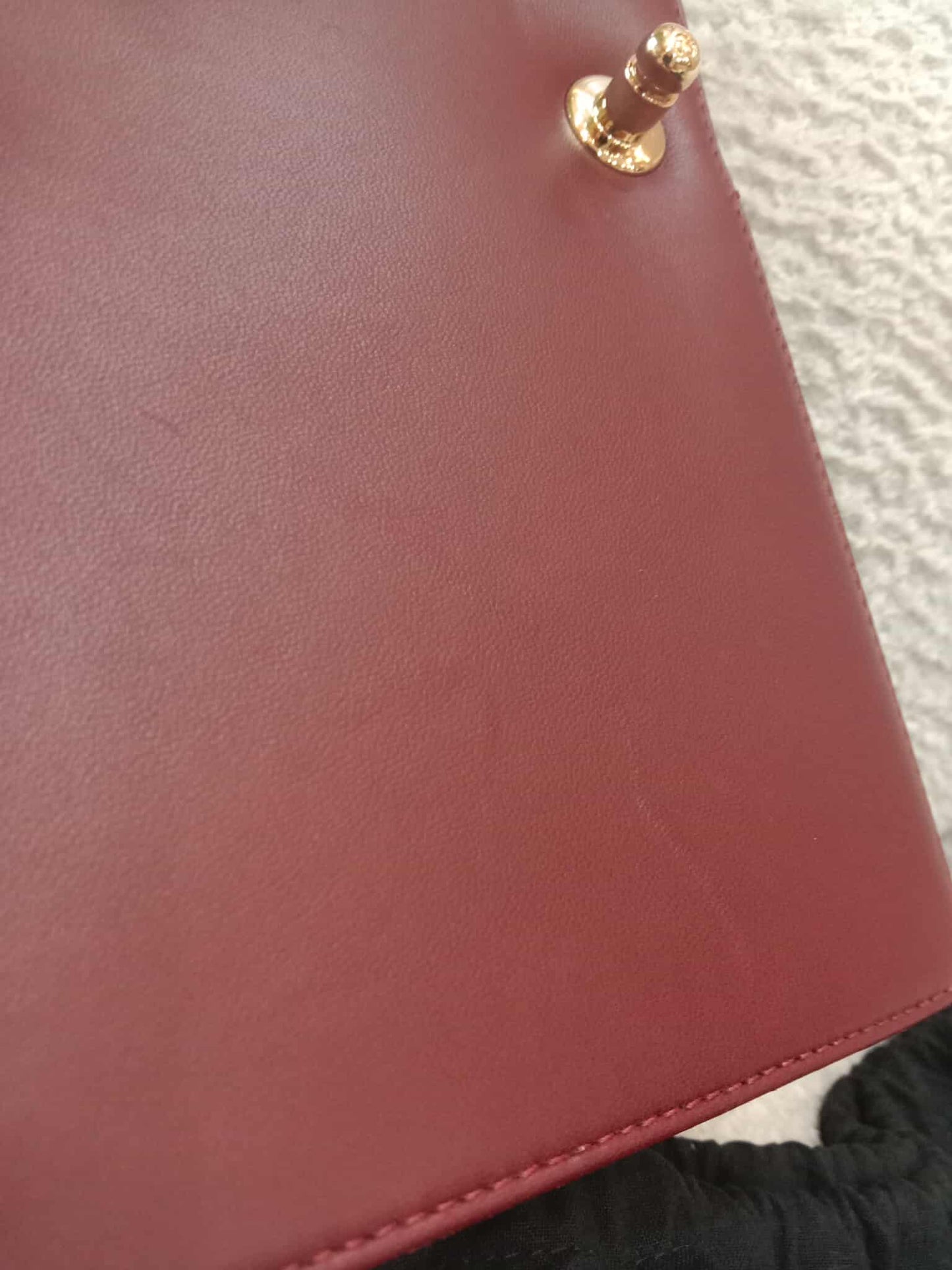 Chanel Boy Flap New Medium Burgundy Lambskin Series 22