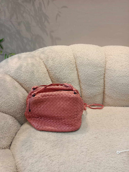 Bottega Veneta Vintage Nodini Shoulder Bag Pink