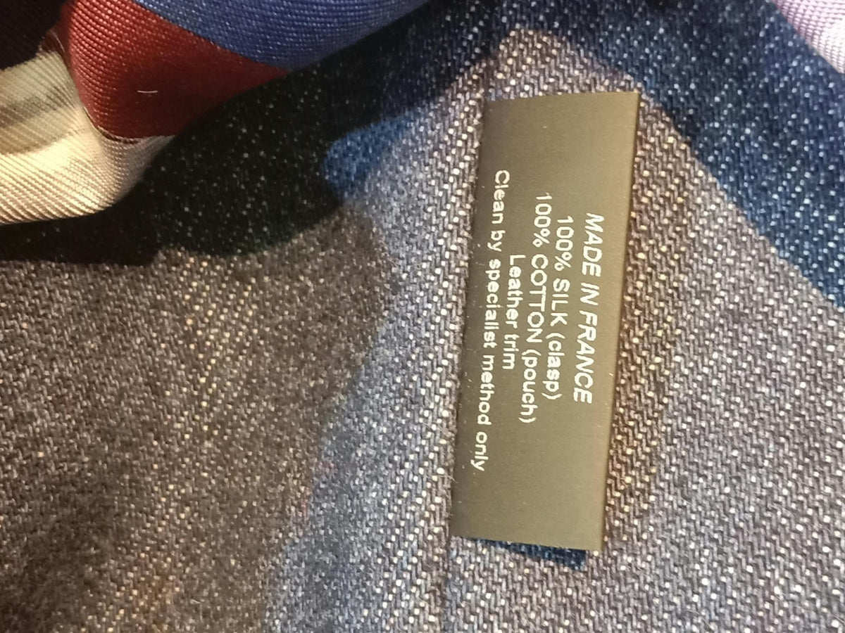 Hermes Petit H Denim Tote