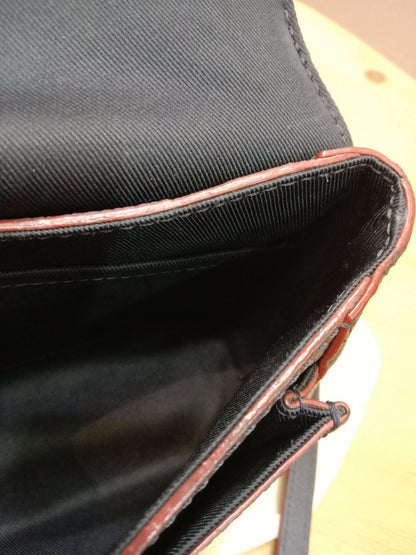 Louis Vuitton Marine/Rouge Monogram Empreinte Leather Blanche BB Bag