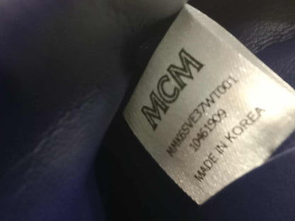 MCM Stark Side Studs Backpack Black and White