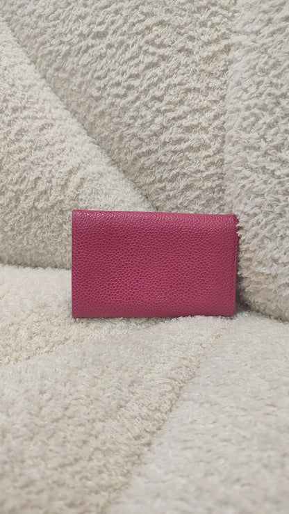 Chanel Keyholder Caviar Pink Series 4