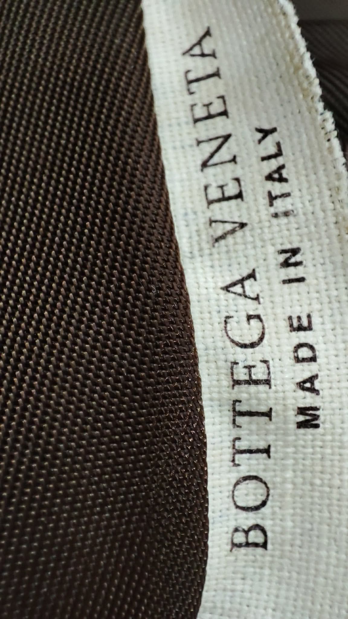 Bottega Veneta Nylon Tote Bag Brown