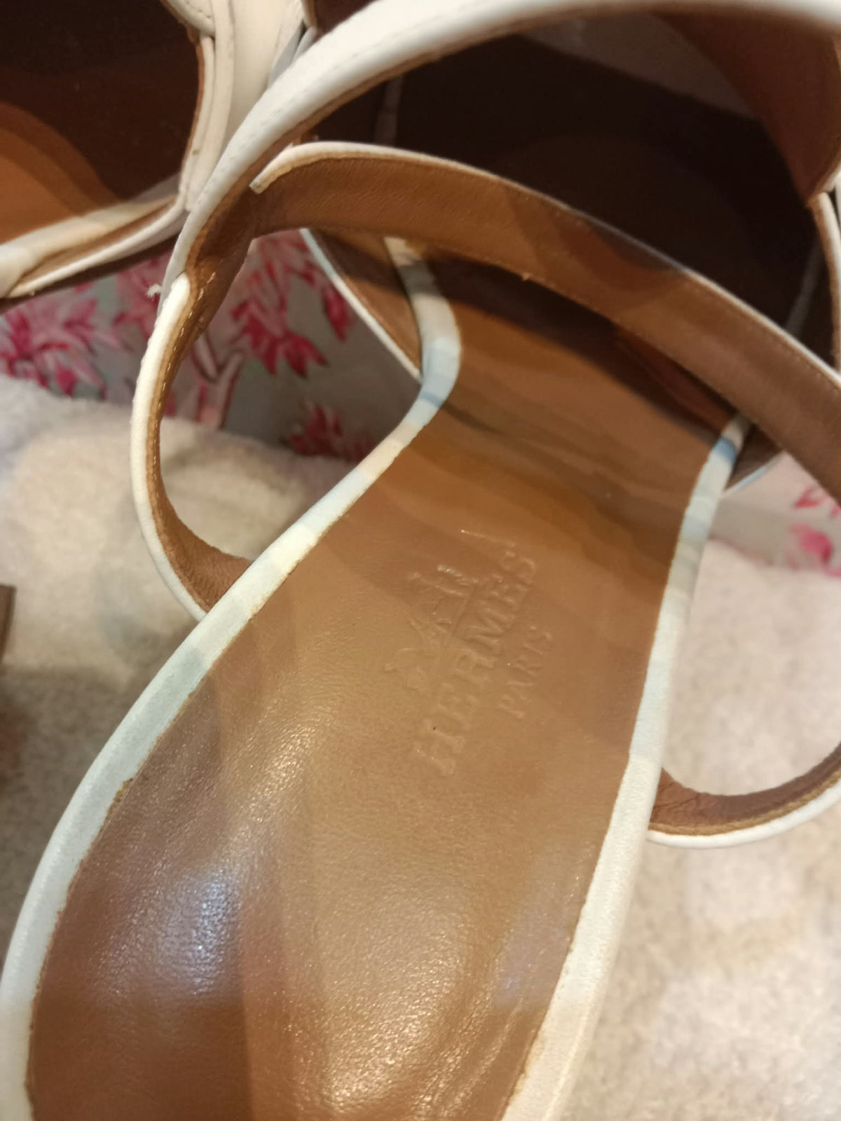 Hermes Alesia Kelly Buckle Sandals Size 37